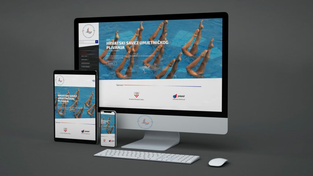 Izrada web stranica Hrvatski Savez Umjetničkog Plivanja