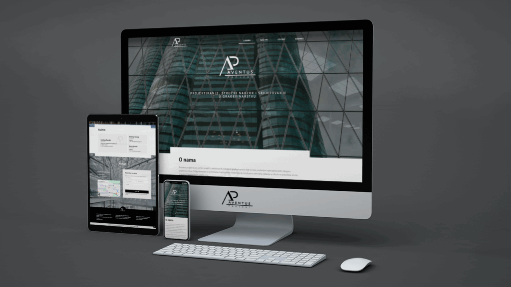 Aventus Projekt Mockup