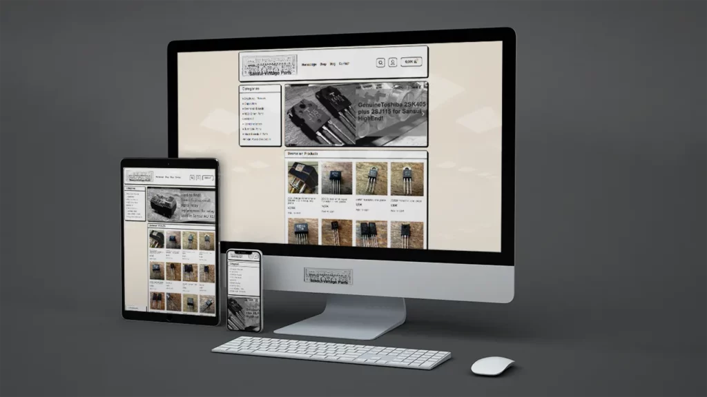 izrada web stranica sansui vintage