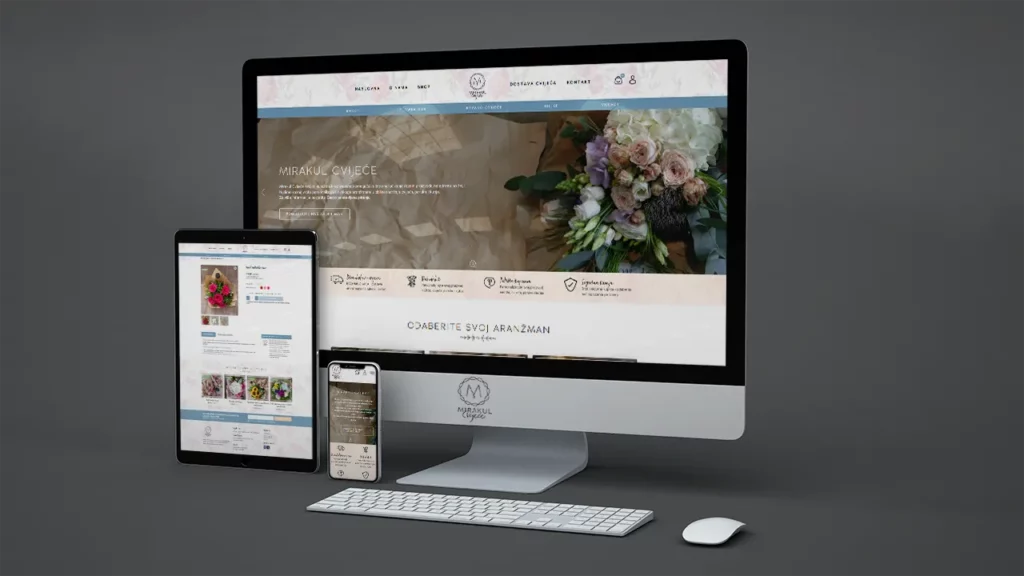 izrada webshopa mirakul cvijeće