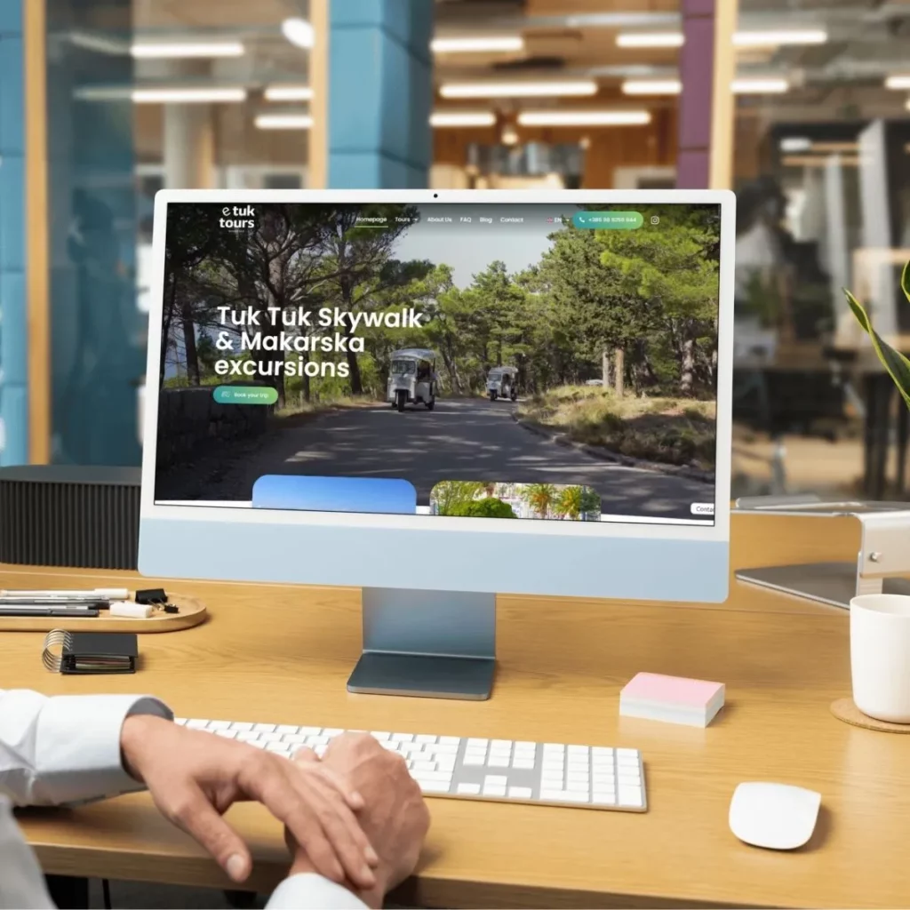 etuktours makarska izrada web stranice za rezervacije